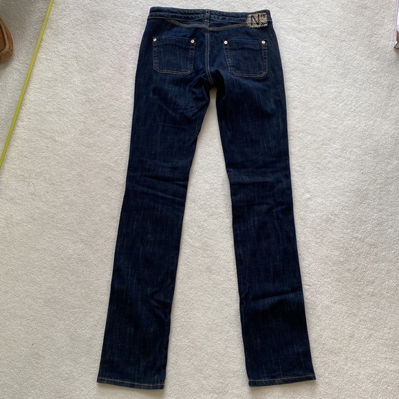 EUC Notify NFY style 226 Made in Italy dark wash Straight Leg Denim Jeans - Picture 6 of 16